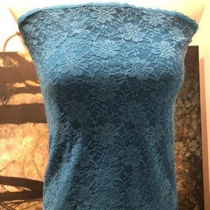 Lace tube top
